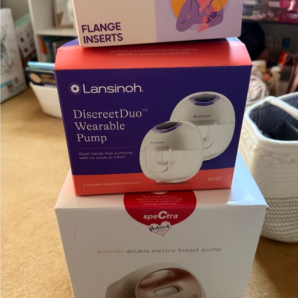 Lansinoh Breast Milk Storage Bags Set + pump+ sepctra S2 pump - Picture 1 of 2